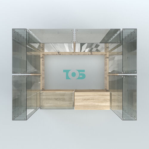 Павильон ИСТРА (глубина витрин-300мм) №2г (4, 32 кв.м)