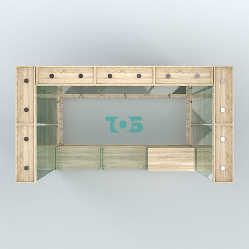 Павильон ИСТРА (глубина витрин-300мм) №3б (5, 94 кв.м)