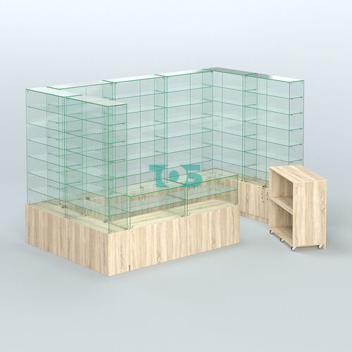 Павильон ИСТРА (глубина витрин-300мм) №3в (5, 94 кв.м)