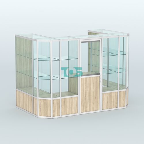 Павильон из профиля пристенный №6б (4,05 кв. м)