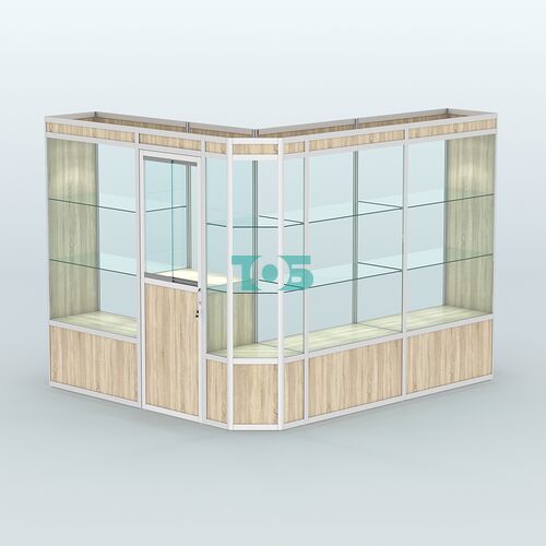 Павильон из профиля угловой №3а (5,5 кв.м)