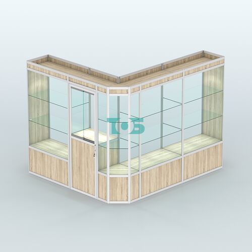 Павильон из профиля угловой №3а (5,5 кв.м)
