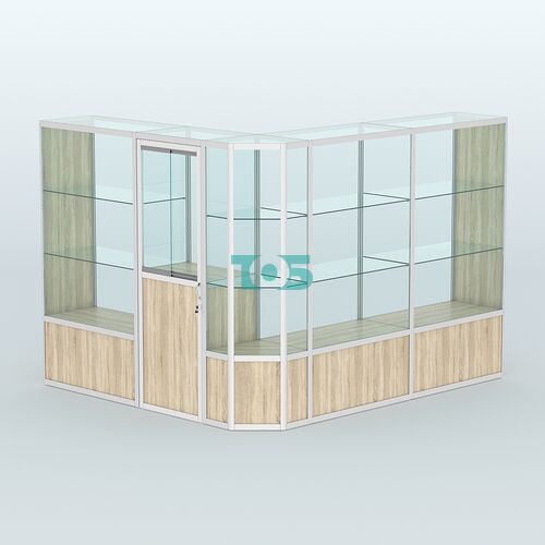 Павильон из профиля угловой №3б (5,5 кв.м)