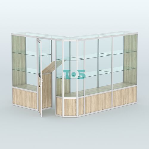 Павильон из профиля угловой №3б (5,5 кв.м)