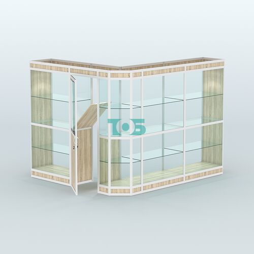 Павильон из профиля угловой №3в (5,5 кв.м)