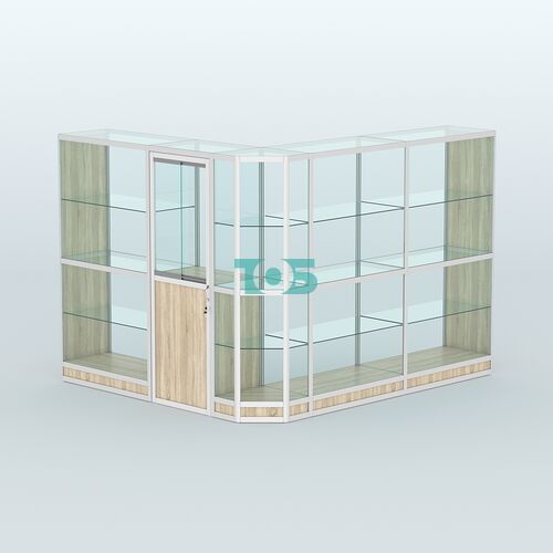 Павильон из профиля угловой №3г (5,5 кв.м)