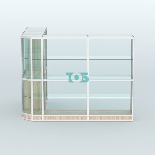 Павильон из профиля угловой №3г (5,5 кв.м)