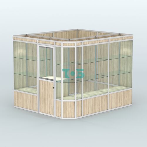 Павильон из профиля угловой №6а (5,5 кв.м)