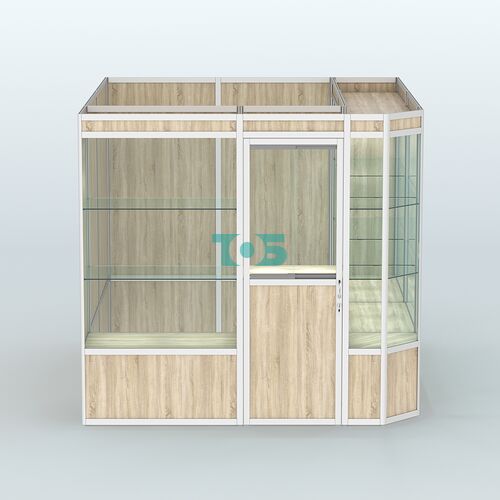 Павильон из профиля угловой №6а (5,5 кв.м)