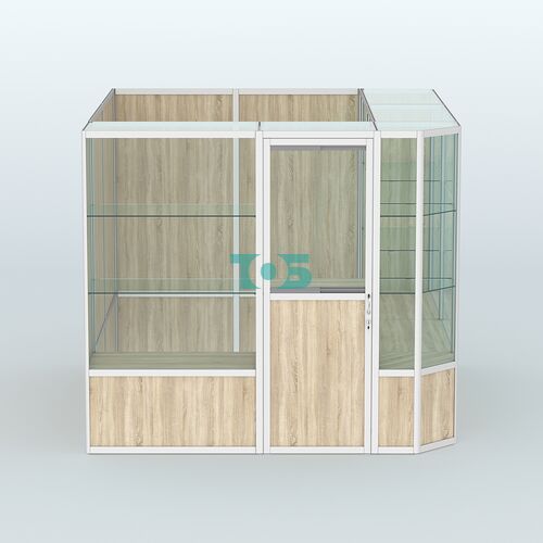 Павильон из профиля угловой №6б (5,5 кв.м)