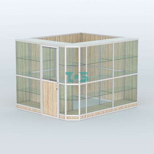 Павильон из профиля угловой №6г (5,5 кв.м)