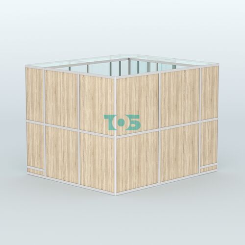 Павильон из профиля угловой №6г (5,5 кв.м)