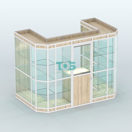 Павильон из профиля пристенный №6в (4,05 кв. м)