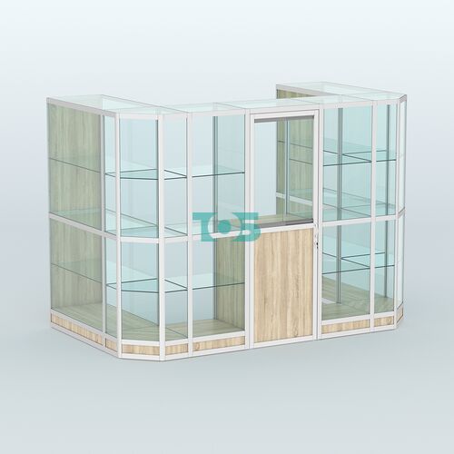 Павильон из профиля пристенный №6г (4,05 кв. м)