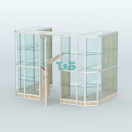 Павильон из профиля пристенный №6г (4,05 кв. м)