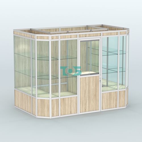 Павильон из профиля пристенный №10а (4,05 кв.м)