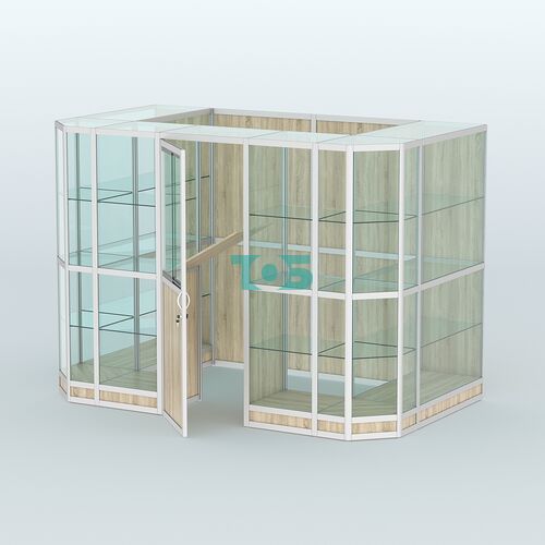 Павильон из профиля пристенный №10г (4,05 кв.м)