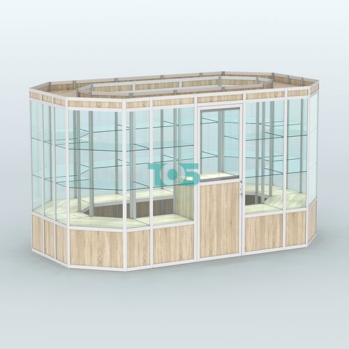 Павильон из профиля островной №5а