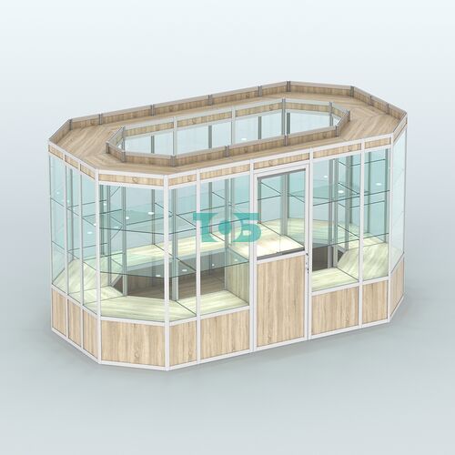 Павильон из профиля островной №5а