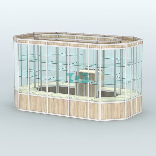 Павильон из профиля островной №5а