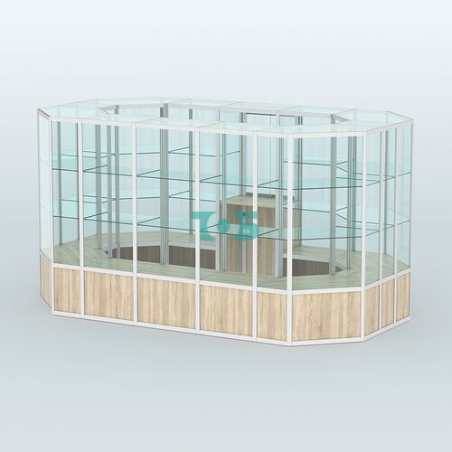 Павильон из профиля островной №5б