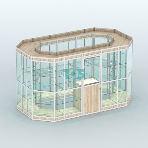 Павильон из профиля островной №5в