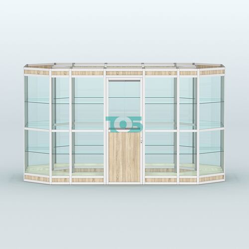 Павильон из профиля островной №5в