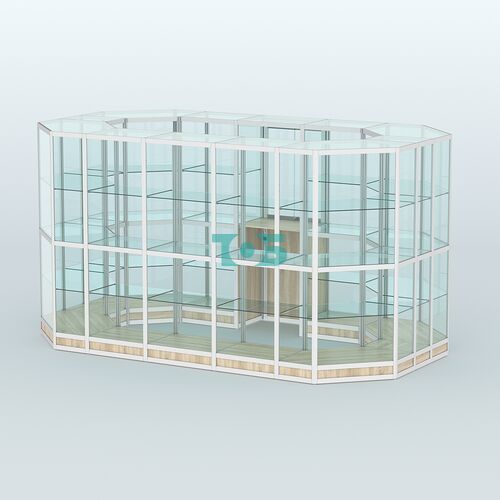 Павильон из профиля островной №5г