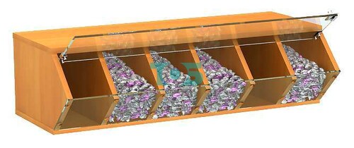 Центральный модуль для сыпучих товаров №1-Z (6 закрытых ячеек)