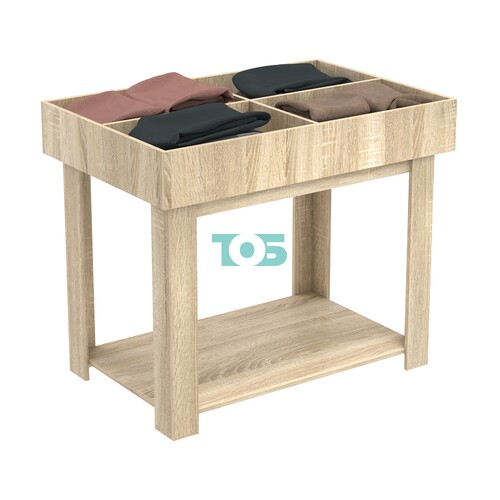 Корзина для распродаж из ДСП на 4 ячейки