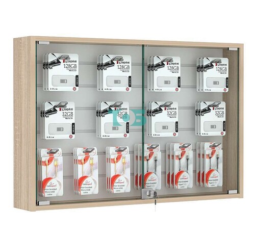 Витрина настенная №3-1Б широкая