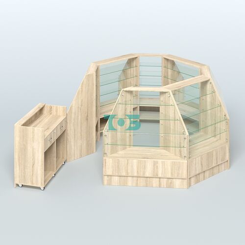 Низкий торговый остров серии Алмаз №1 малый