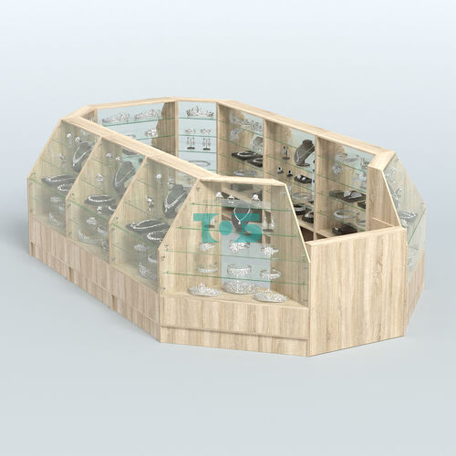 Низкий торговый остров серии Алмаз №4 большой