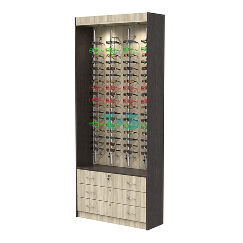 Витрина для очков №12 из ДСП (закрытый доступ)