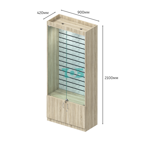 Витрина для очков №3 (задняя стенка - Э/П)