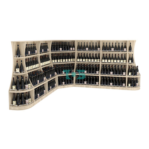 Угловой низкий стеллаж ГАРАНТ №3-О с ограничителями