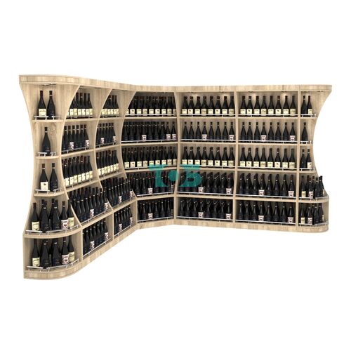 Угловой высокий стеллаж ГАРАНТ №3-О с ограничителями