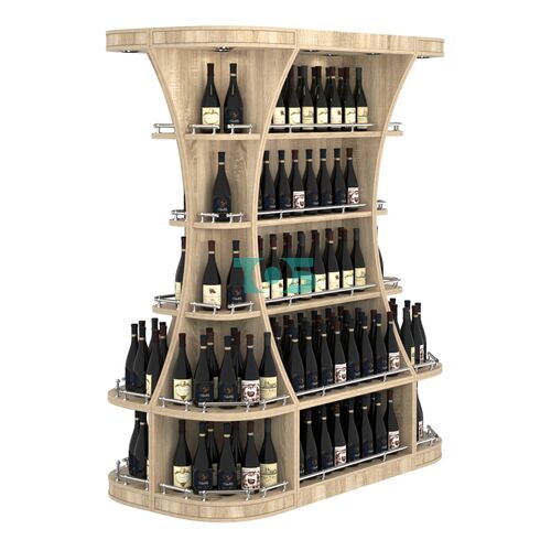 Островной высокий стеллаж ГАРАНТ №2-О с ограничителями