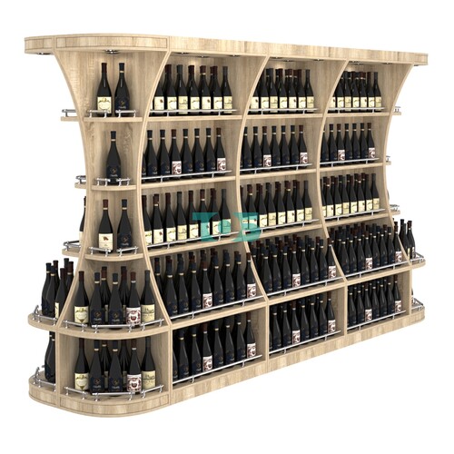 Островной высокий стеллаж ГАРАНТ №4-О с ограничителями