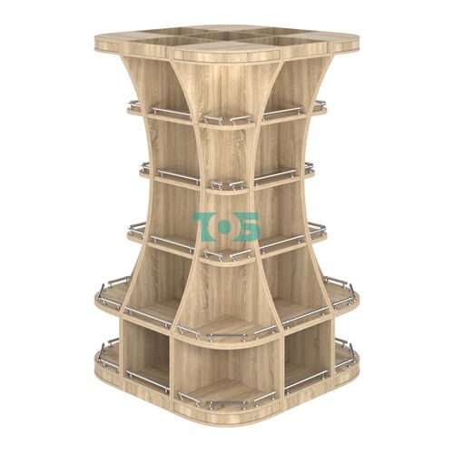 Островной высокий стеллаж ГАРАНТ №7-О с ограничителями