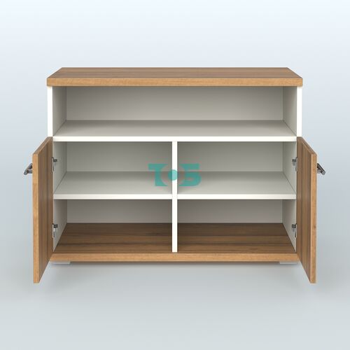 Тумба под оргтехнику, цвет дуб шамони темный