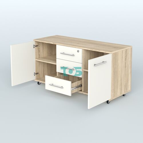 Тумба сервисная Индиго с 3 ящиками с замком и 2 фасадами