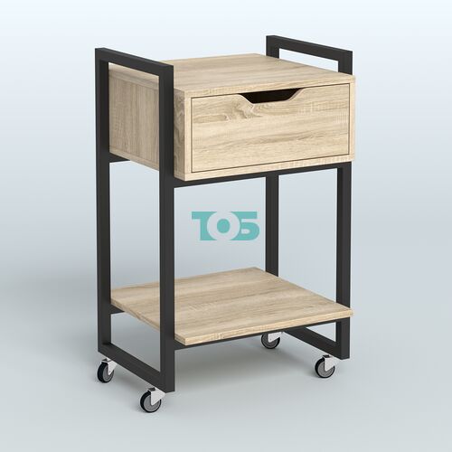 Тумба Европа мобильная с ящиком и полкой