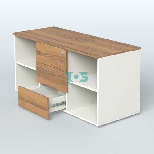 Тумба сервисная Некста, цвет вяз + белый