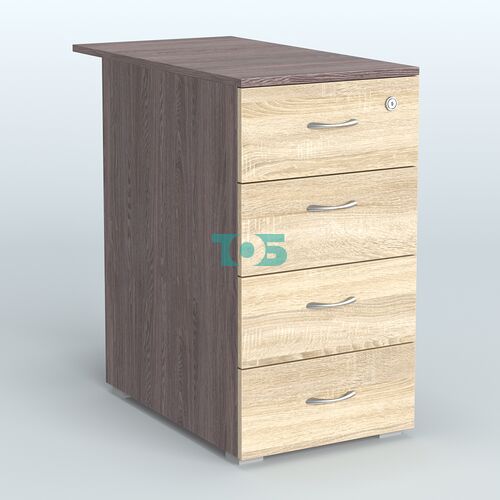 Тумба приставная Прайм, цвет белый