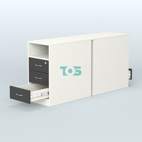 Тумба приставная/опорная двойная