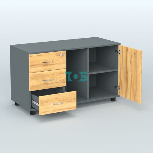 Тумба сервисная левая (на опорах) Камелот