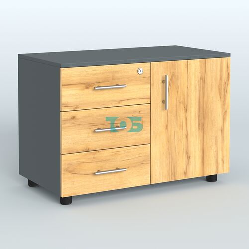 Тумба для оргтехники Види Вуд, цвет мокко + вяз