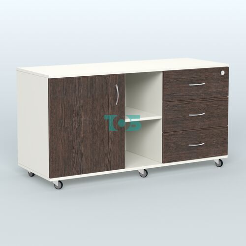 Тумба сервисная правая Киви, цвет светлый дуб