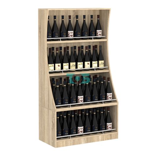 Стеллаж Гарант низкий №2-1-900-О с ограничителями